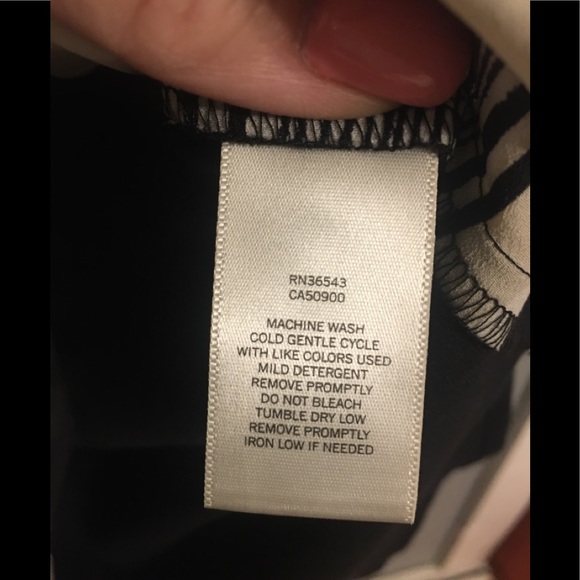 Van Heusen Black and White Blouse - Picture 3 of 3